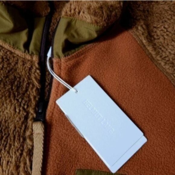 Helmut Lang Patchwork Fleece Jacket L - Picture 3 of 8